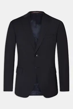 Generous Fit Microstructure Blazer