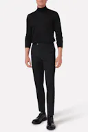 Regular Fit Tropical Wool Trousers