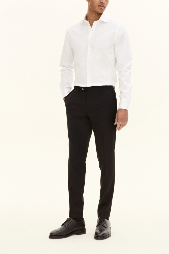 TROPICAL WOOL STRAIGHT PANTS