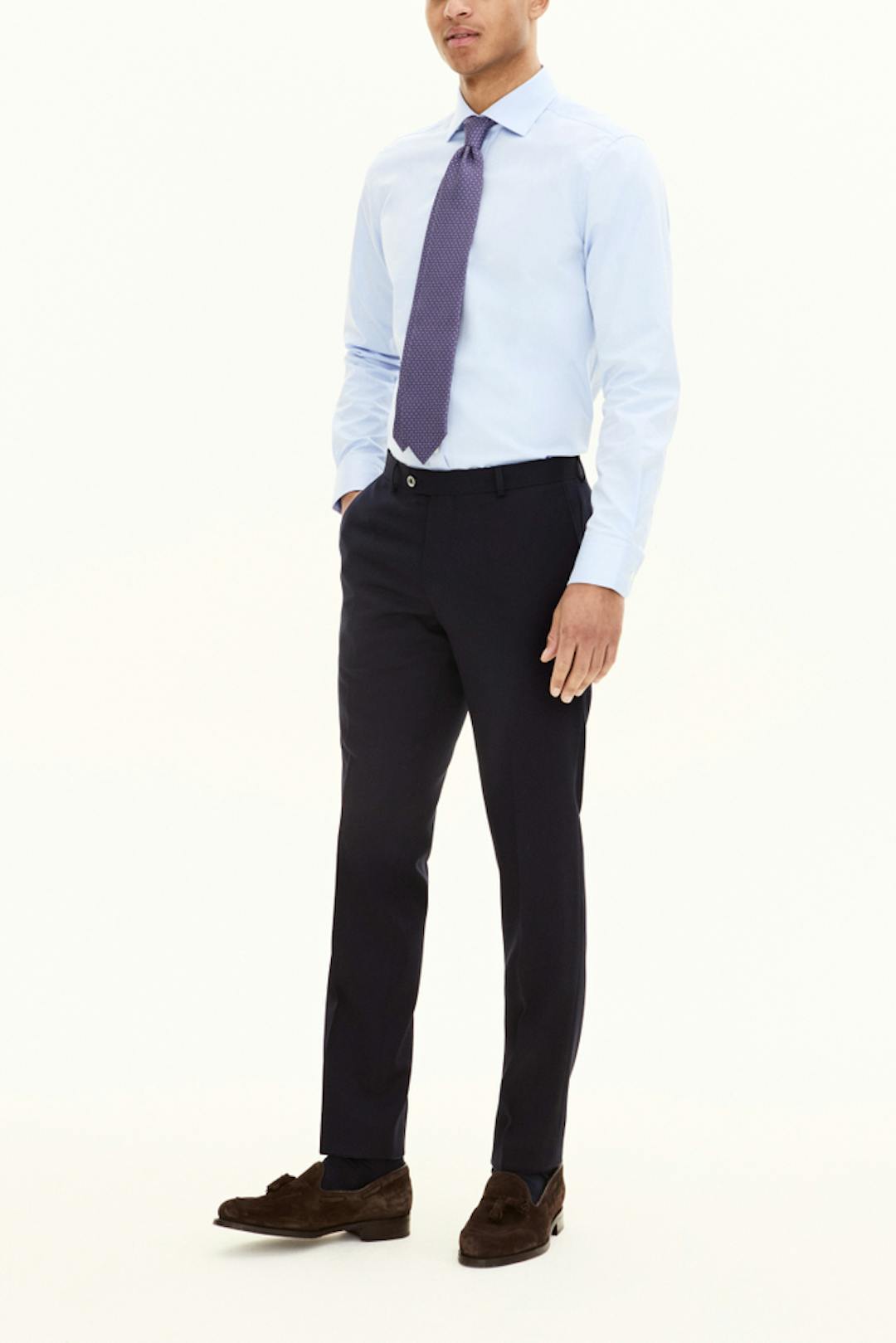 Slim Fit Bukser Tropical Wool