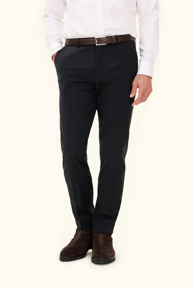 Slim Fit Microstructure Byxor