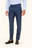 Slim Fit Sharkskin Trousers