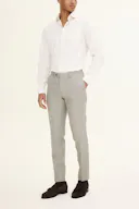 Slim Fit Sharkskin Trousers