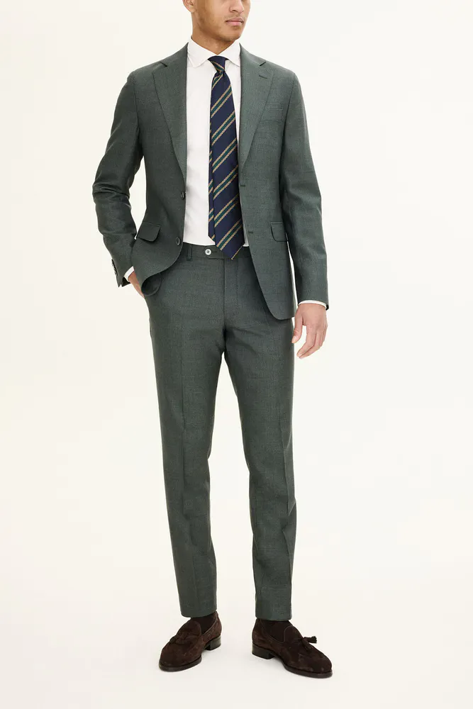 Slim Fit Sharkskin Trousers