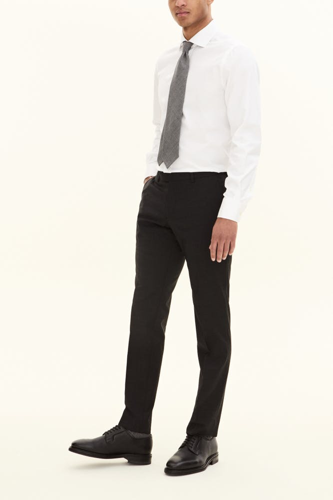 Regular Fit Microstructure Bukser