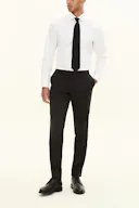 Slim Fit Microstructure Trousers