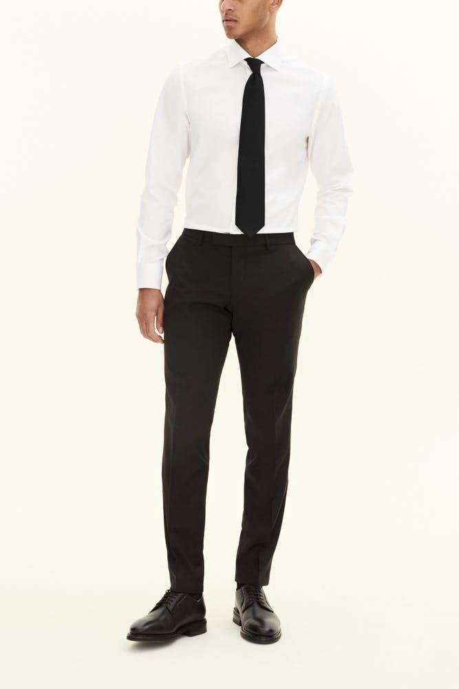 Slim Fit Microstructure Bukser