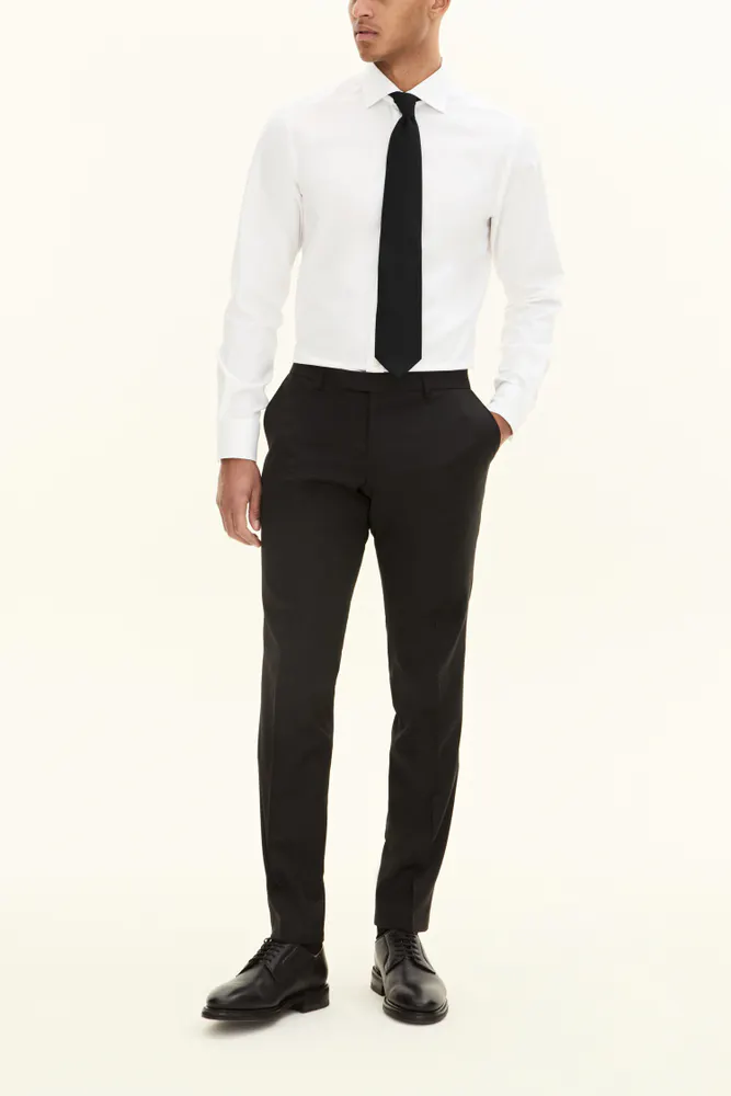 Slim Fit Microstructure Byxor