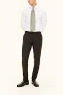 Slim Fit Microstructure Trousers