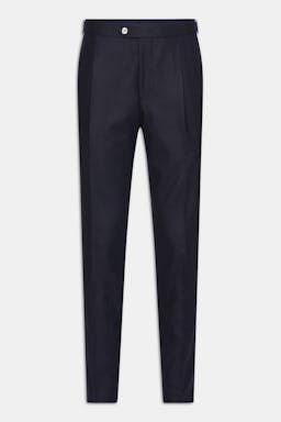 Regular Fit Flannelbukser Høj Talje