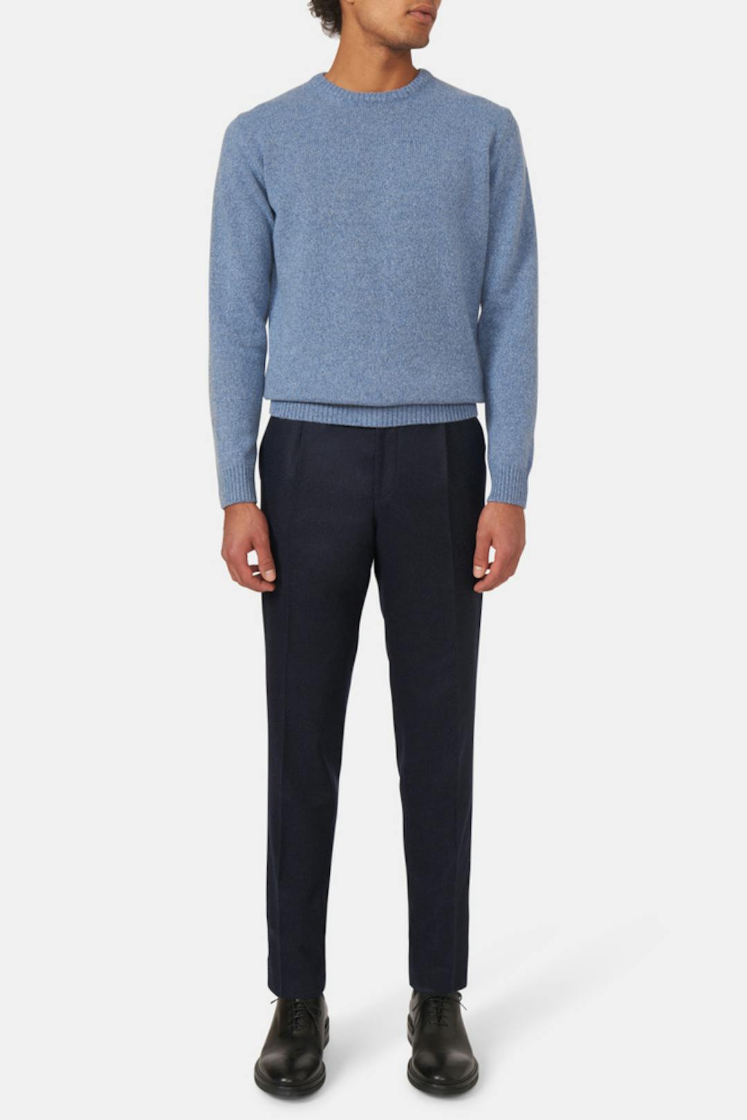 Regular Fit Flannelbukser Høj Talje