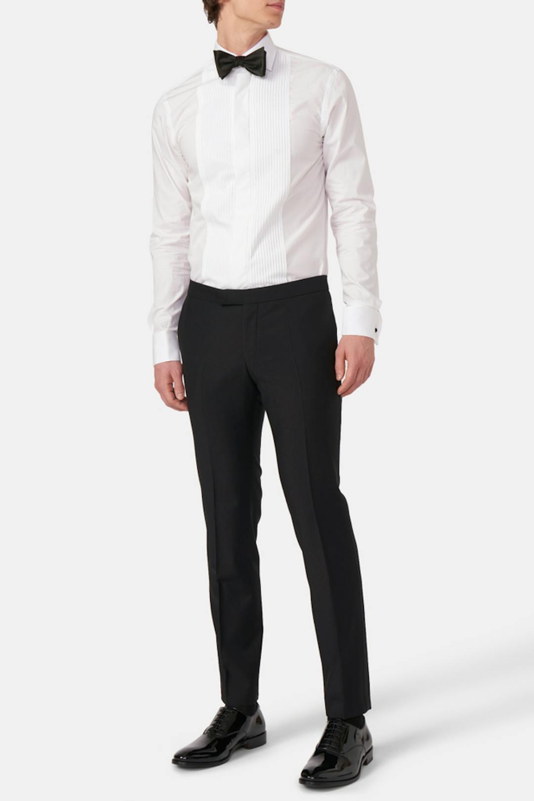 Slim Fit Microstructure Smoking Bukser