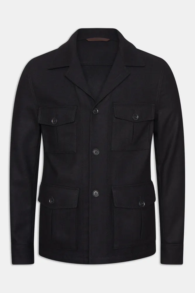 Regular Fit Safari Flanell Overshirt