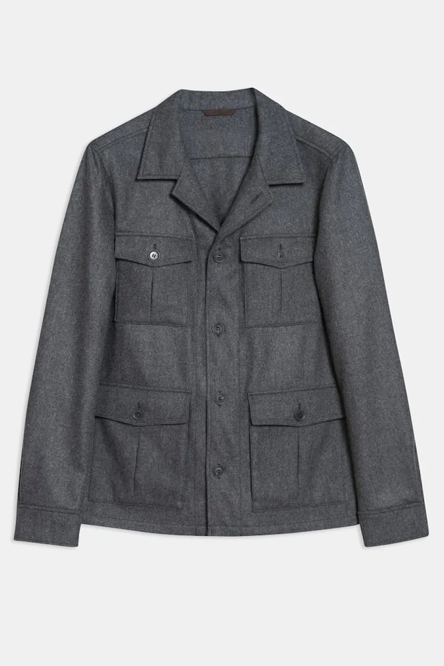 Regular Fit Safari Flanell Overshirt