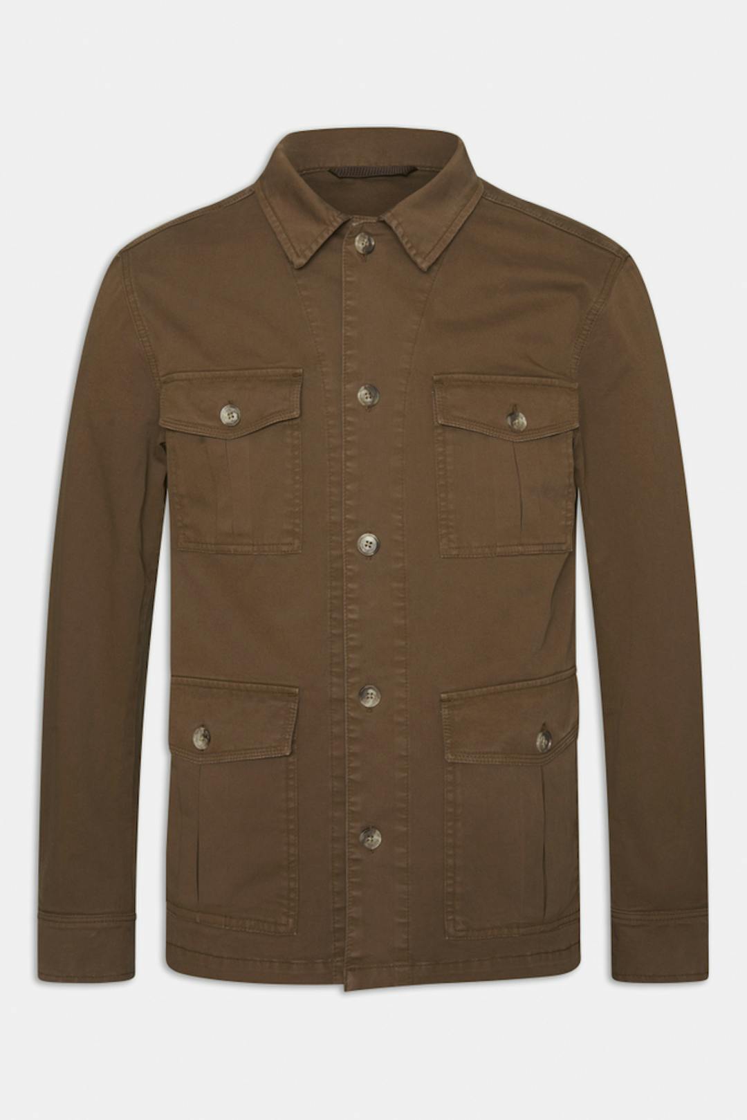 Regular Fit Safari Overshirt Twill