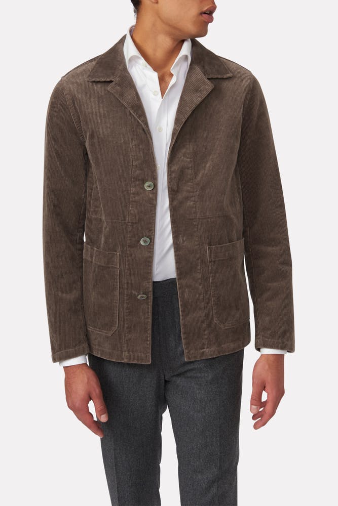 Regular Fit Overshirt Kordfløyel