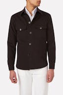 Regular Fit Overshirt Børstet Twill