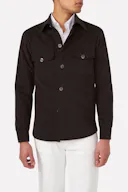 Regular Fit Børstet Overshirt Twill