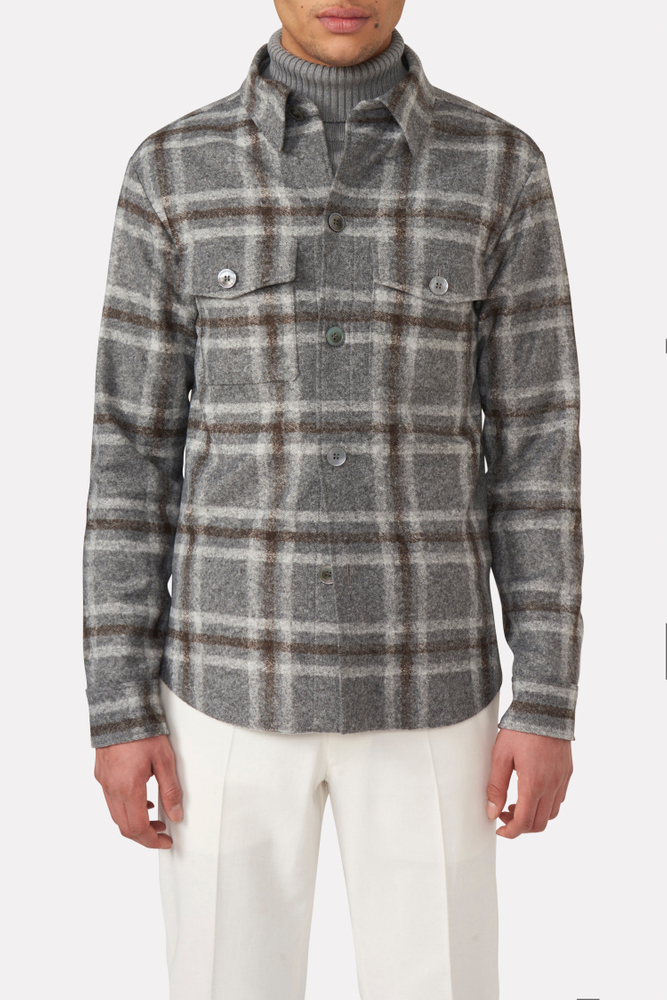 Regular Fit Overshirt Uldblanding