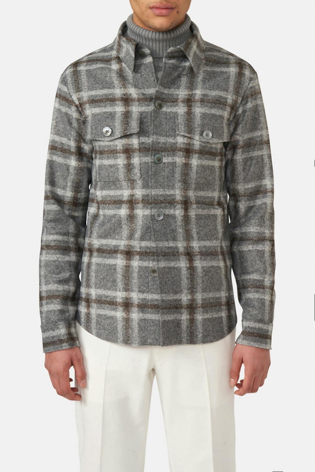 Regular Fit Overshirt Ullblanding