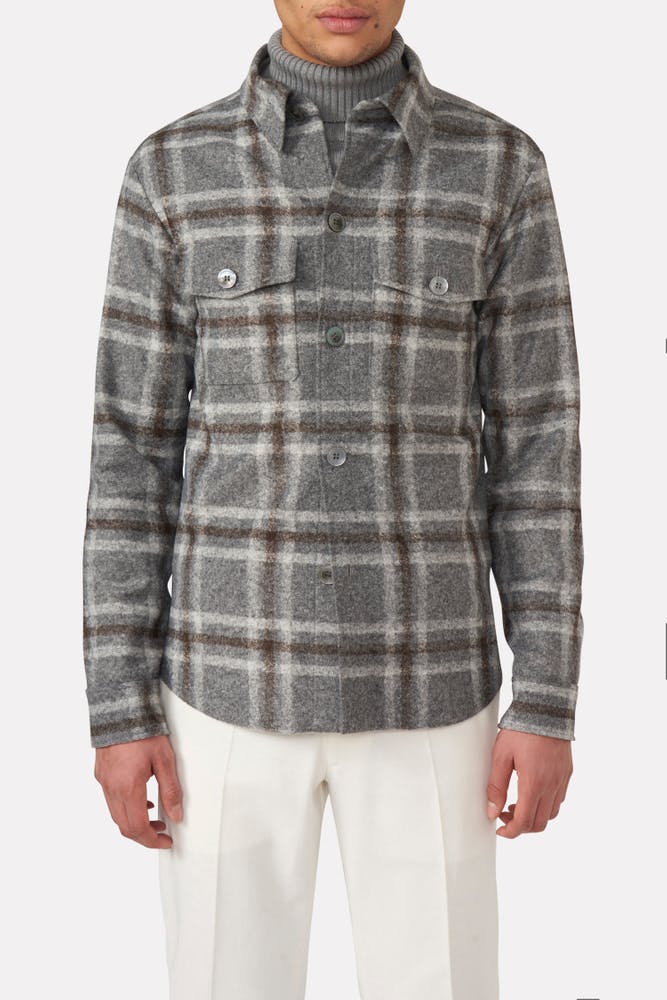 Regular Fit Overshirt Ullblanding