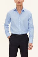 Slim Fit Cut Away Strykefri Bomullskjorte