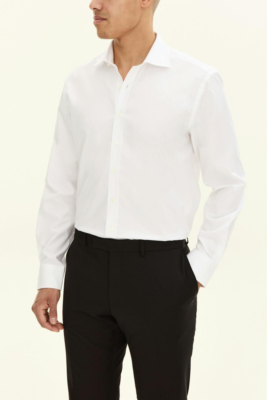 Regular Fit Cut Away Oxfordskjorte