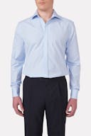 Regular Fit Cut Away Poplinskjorte