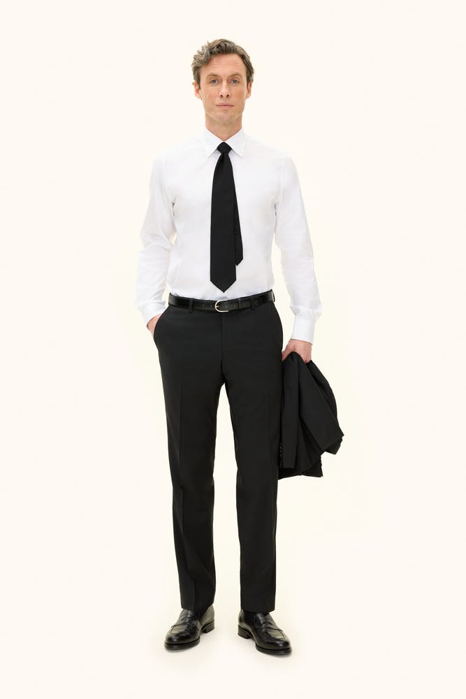 Slim Fit Button Down Oxfordskjorte