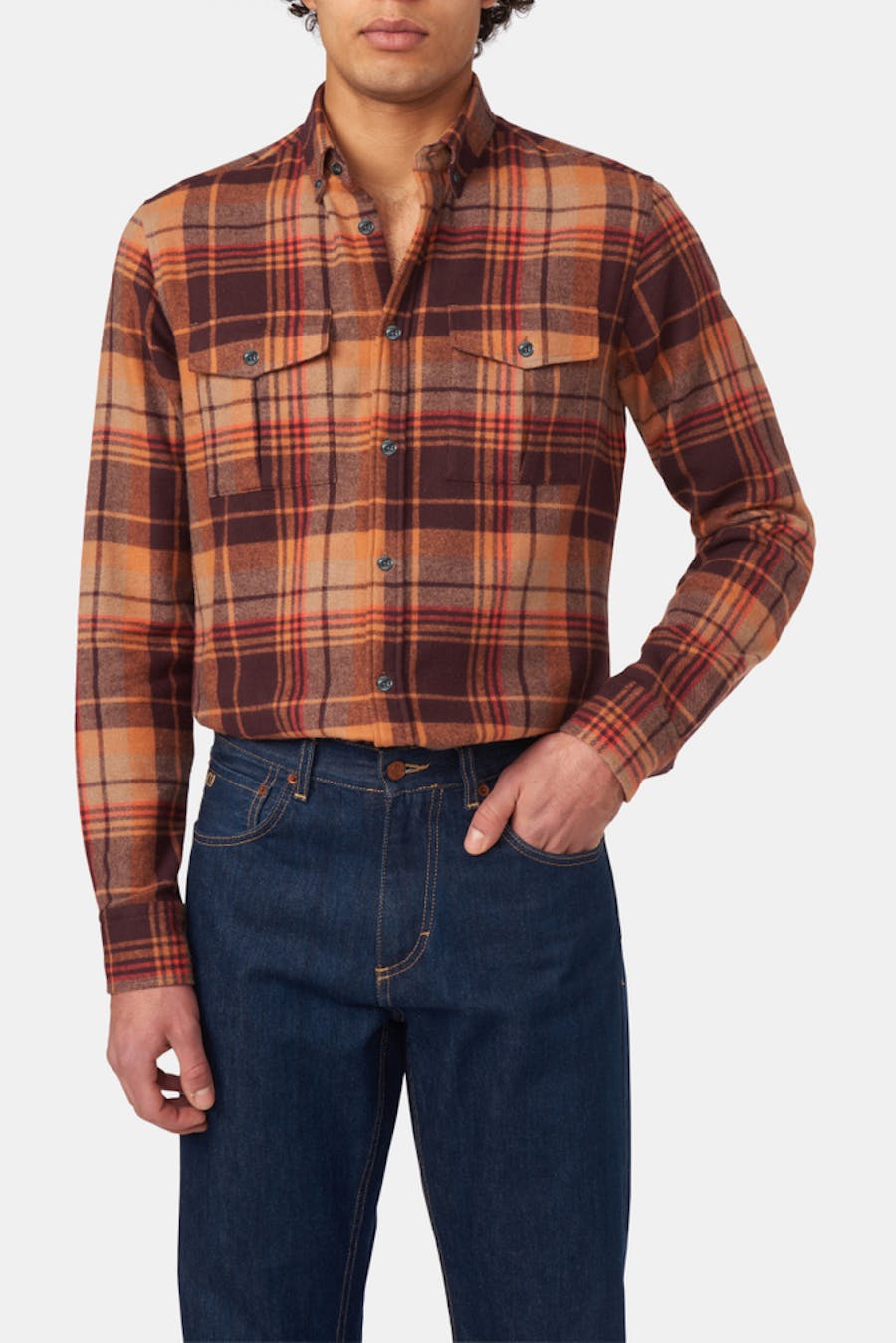 Regular Fit Button Down Skjorte