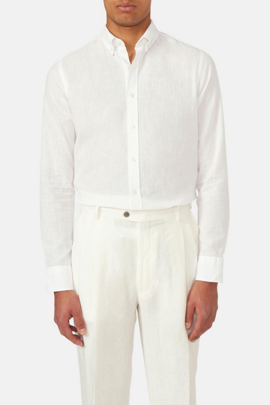Slim Fit Button Down Skjorte