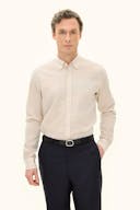 Slim Fit Button Down Skjorte