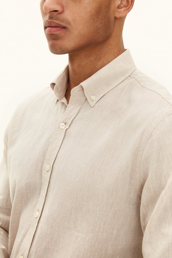 Slim Fit Button Down Skjorte