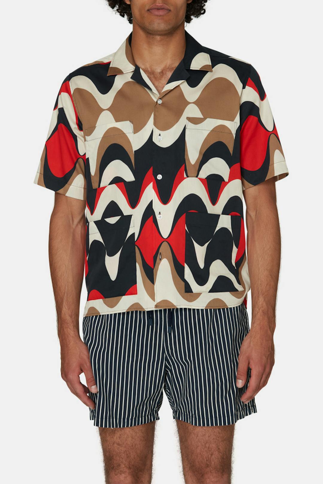 Regular Fit Skjorte Bowlingkrage