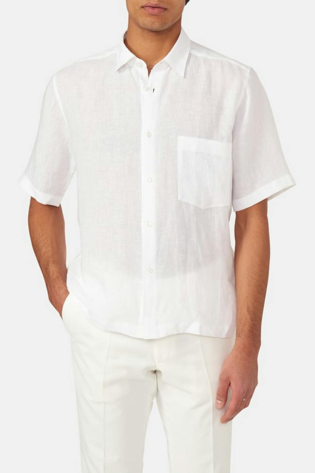 Regular Fit Turndown Krage Skjorte