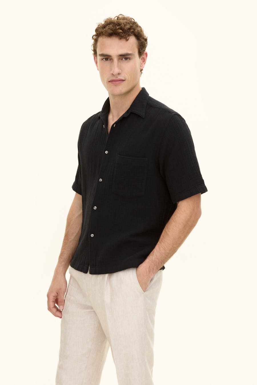 Regular Fit Turndown Krage Skjorte