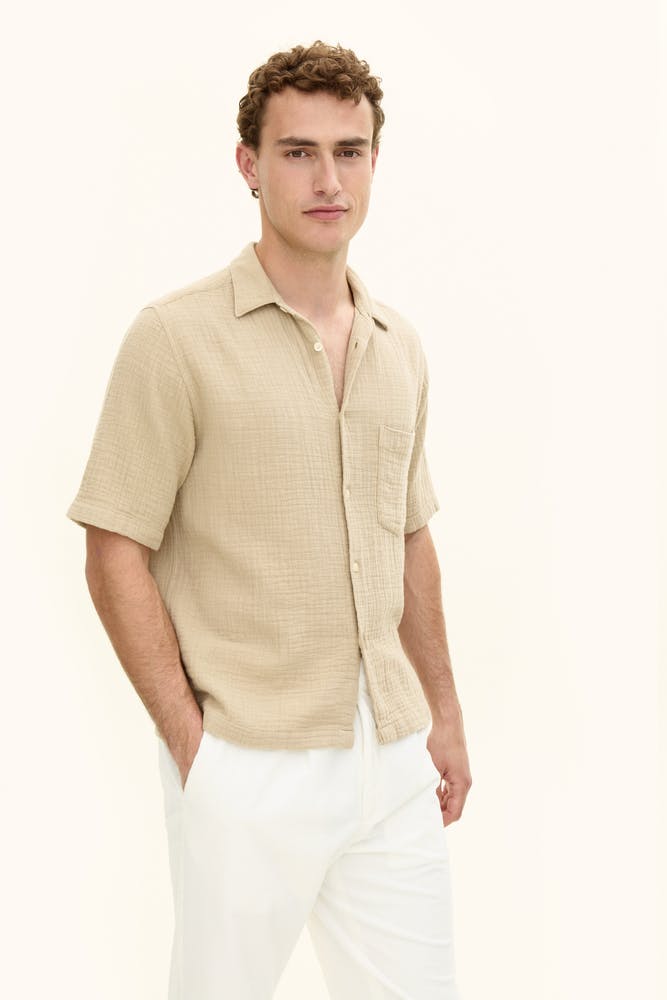 Regular Fit Turndown Krage Skjorte