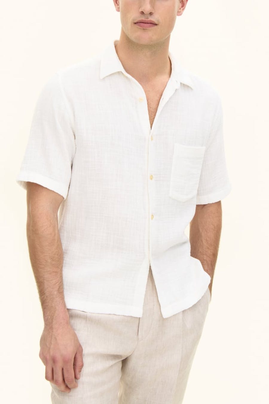 Regular Fit Turndown Krage Skjorte