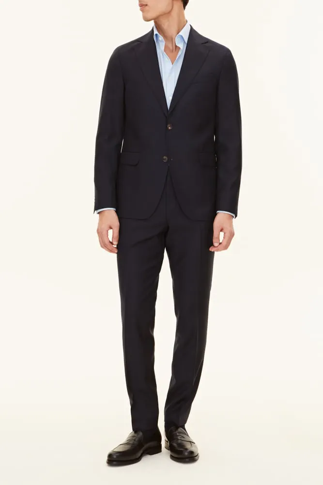 Slim Fit Jakkesæt Twill Merino