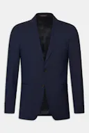 Regular Fit Microstructure Blazer