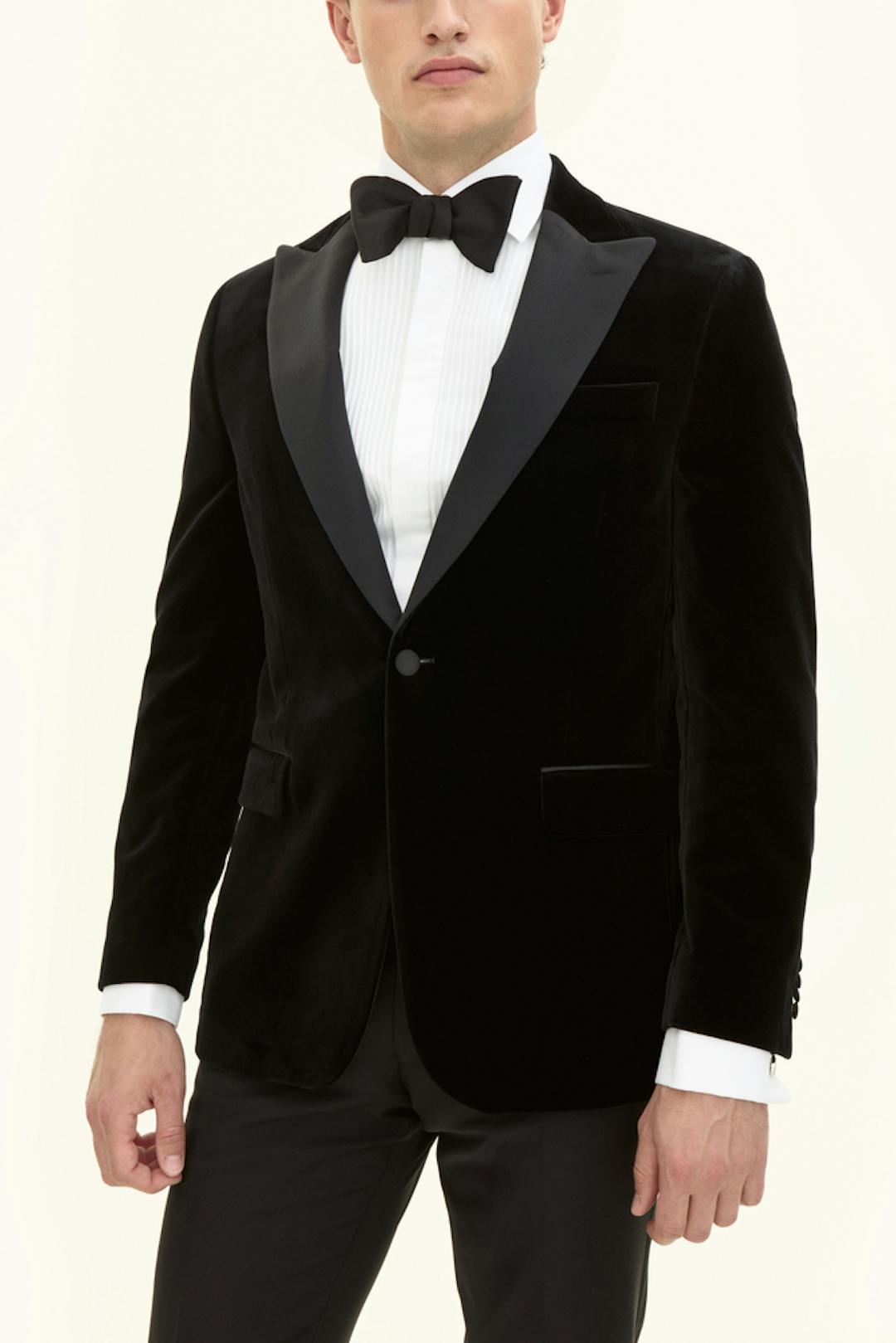 Regular Fit Velvet Tuxedo Blazer