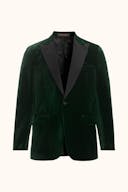 Regular Fit Smoking Blazer Velour