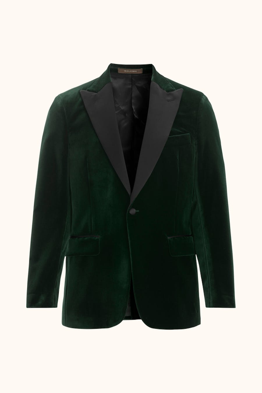 Regular Fit Smoking Blazer Velour