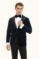 Regular Fit Smokingblazer Fløyel