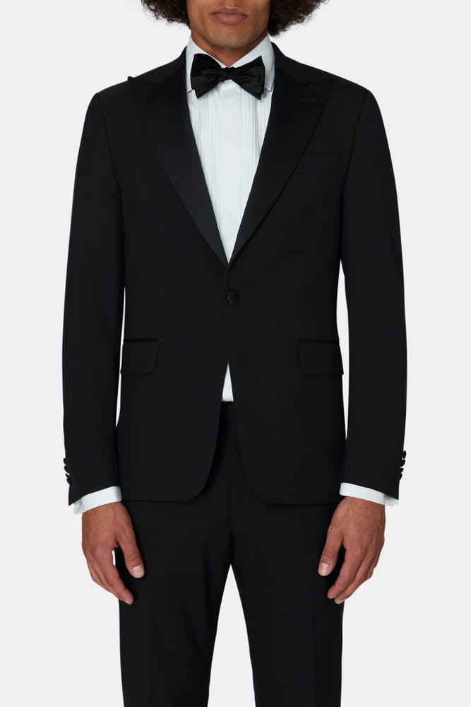 Regular Fit Microstructure Smokingblazer