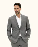 Slim Fit Linen Blazer