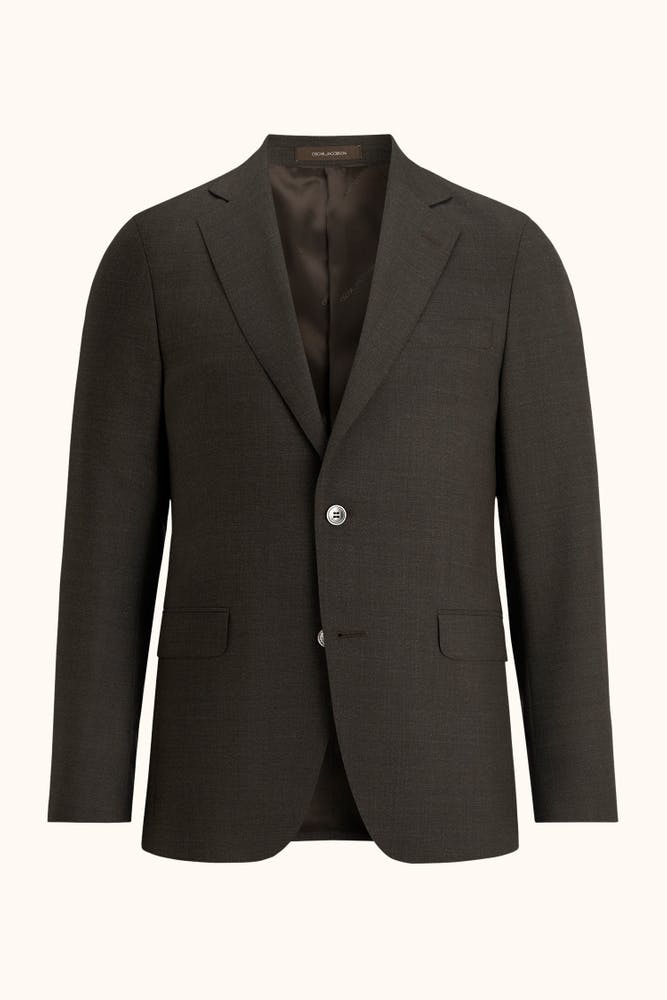 Slim Fit Sharkskin Blazer