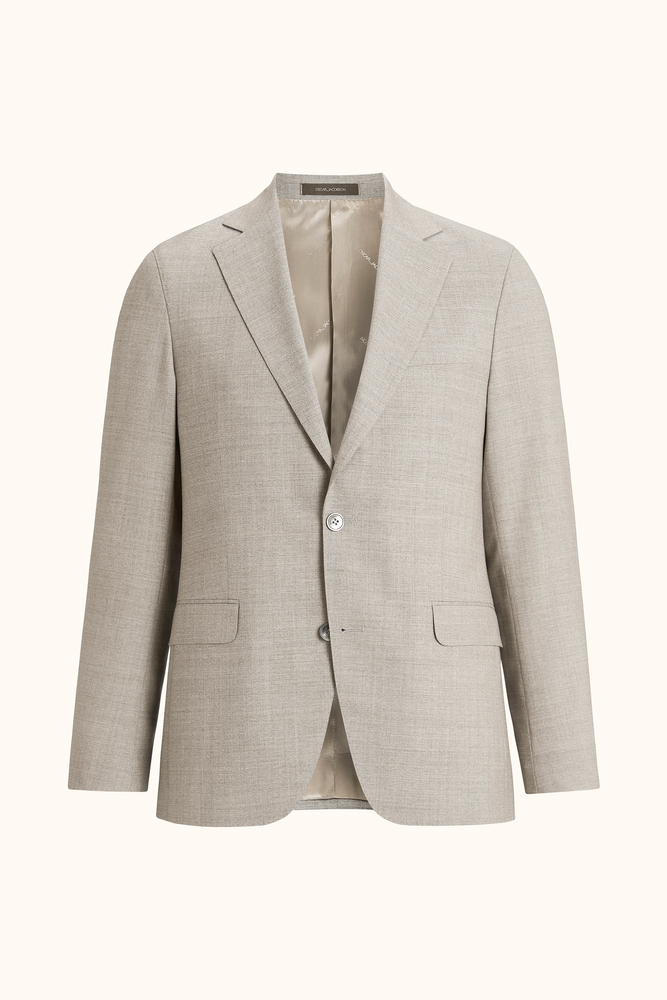 Slim Fit Sharkskin Kavaj