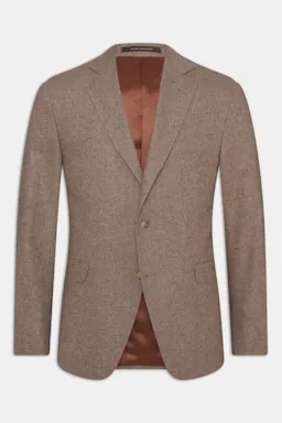 Regular Fit Brushed Wool Blazer