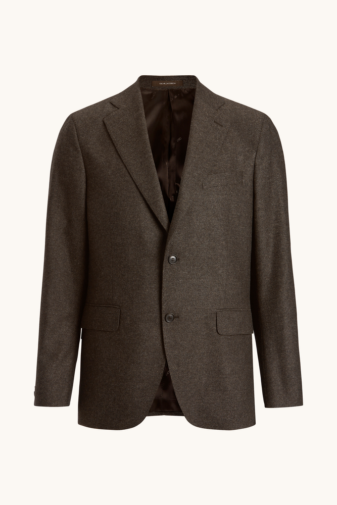 Regular Fit Kavaj Borstad Ull